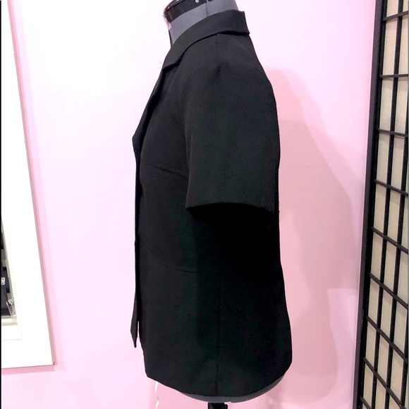A-LIST BY WRAPPER Ladies tailored black sleeved jacket/blazer size 8 ex cond - Picture 6 of 9